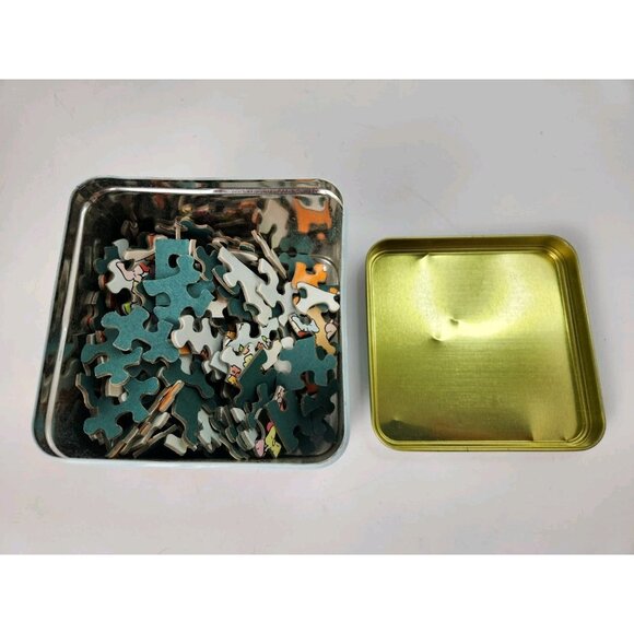 Vintage 1977 Walt Disney Hallmark Bambi 156 Pc Puzzle 10" Square w/Metal Tin - Picture 7 of 7